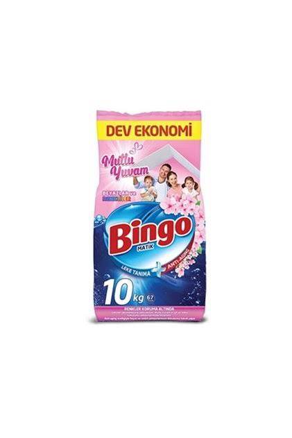 Bingo Matik Mutlu Yuvam Beyazlar ve Renkliler için 10 kg Toz Deterjan