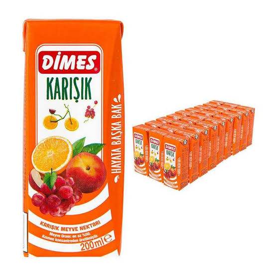 Dimes Karışık Meyve Suyu 200 ml 27'li